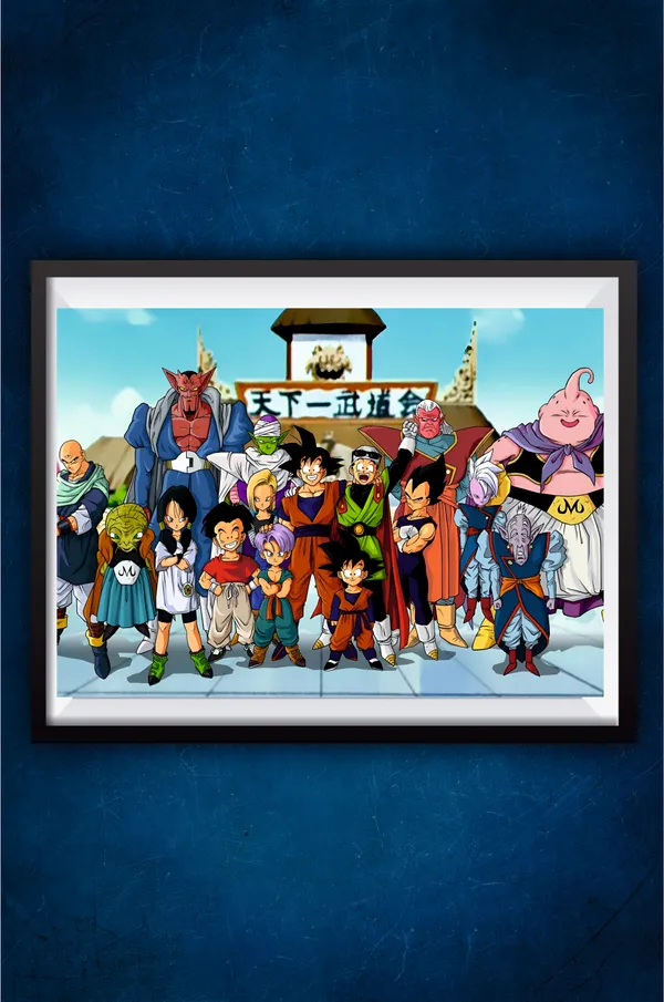 Multicolor_Acrylic_Dragon_Ball_Z_All_Character_Poster_For_Home_Decor